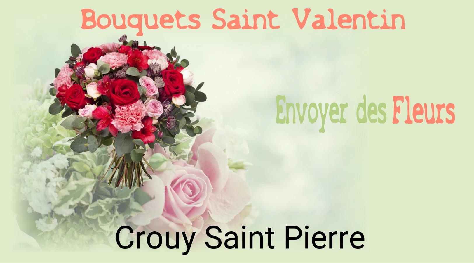 Roses de Saint-Valentin livrées à Crouy-Saint-Pierre
